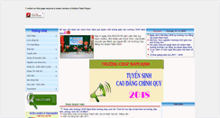 Desktop Screenshot of cdspnd.edu.vn